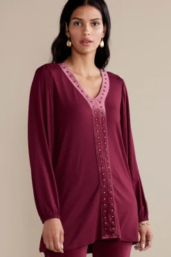 Soft Surroundings Adornment Top><noscript><img width=