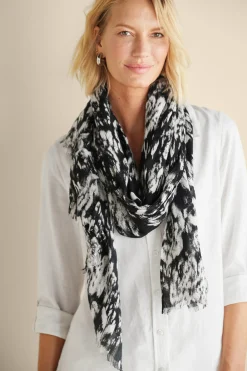 Soft Surroundings Alba Ikat Wrap Scarf> Scarves & Wraps