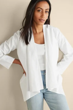 Soft Surroundings Alicante Linen Blend Topper> Linen Shop|Jackets & Coats