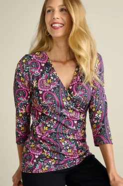 Soft Surroundings Alyssa Knit Top> Everyday Styles|three quarter length