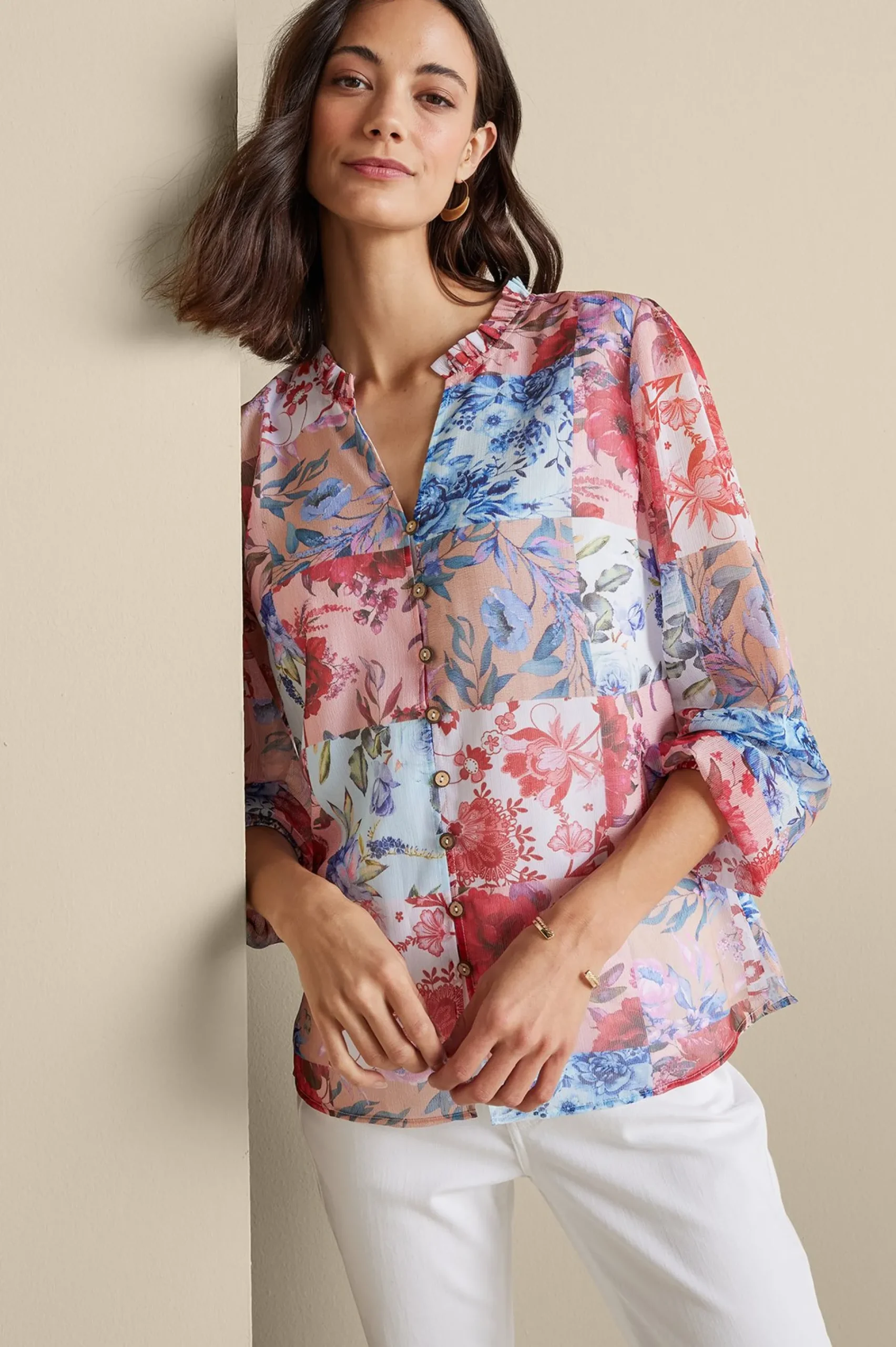 Soft Surroundings Anastasia Shirt> long sleeve|shirts