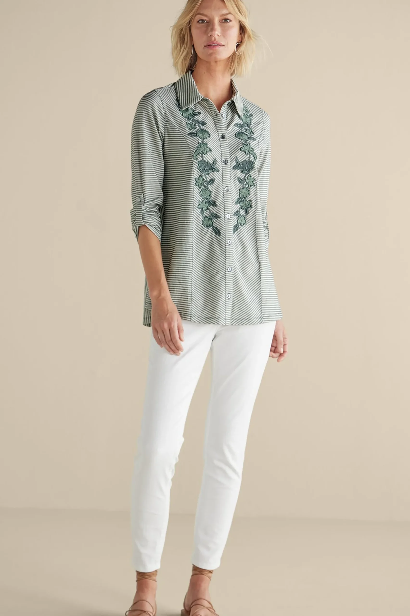 Soft Surroundings Anisa Tunic> Feminine Flourish|Vacation Shop