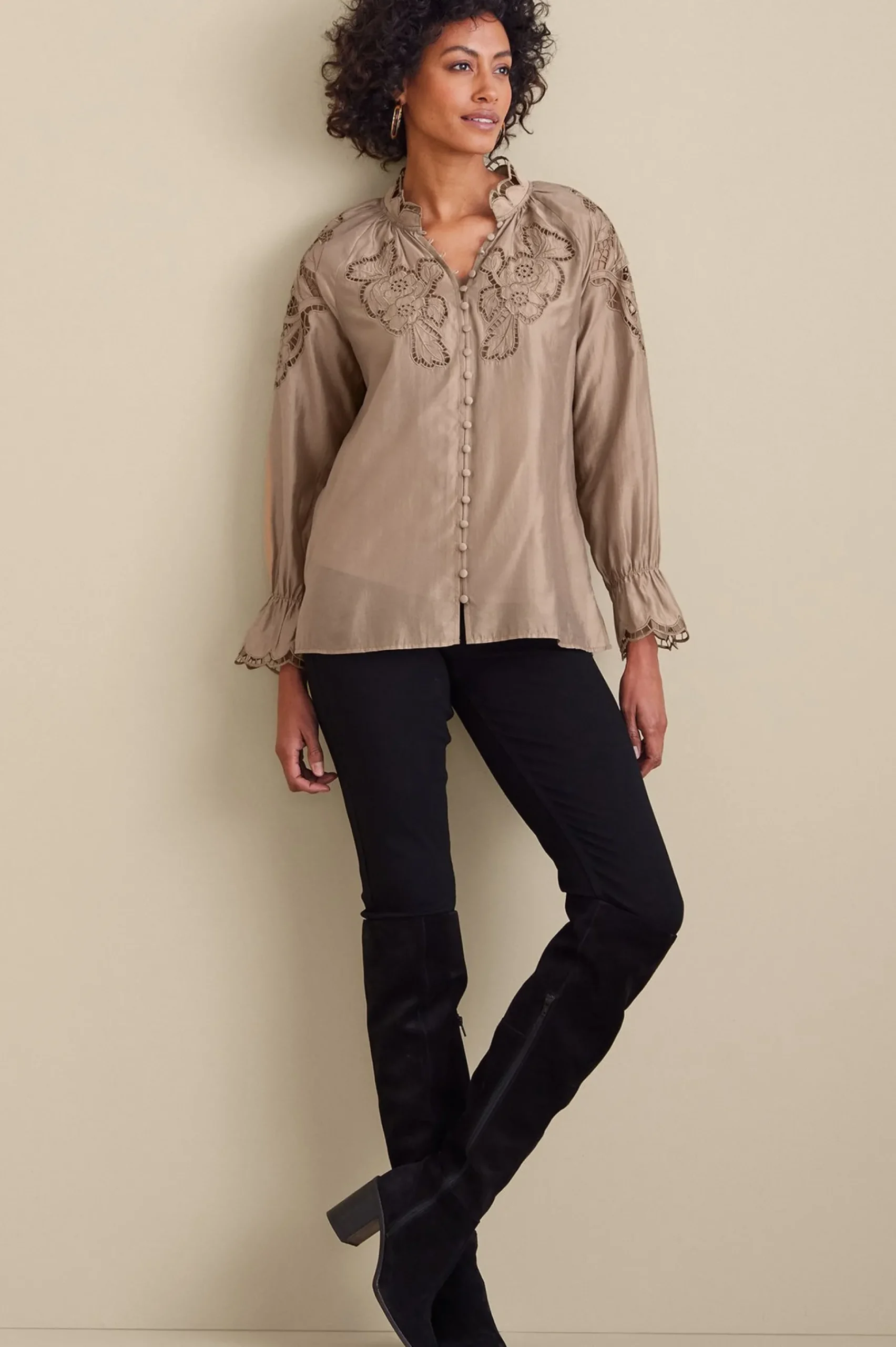 Soft Surroundings Anthos Top & Tank> Feminine Flourish|Global Artistry