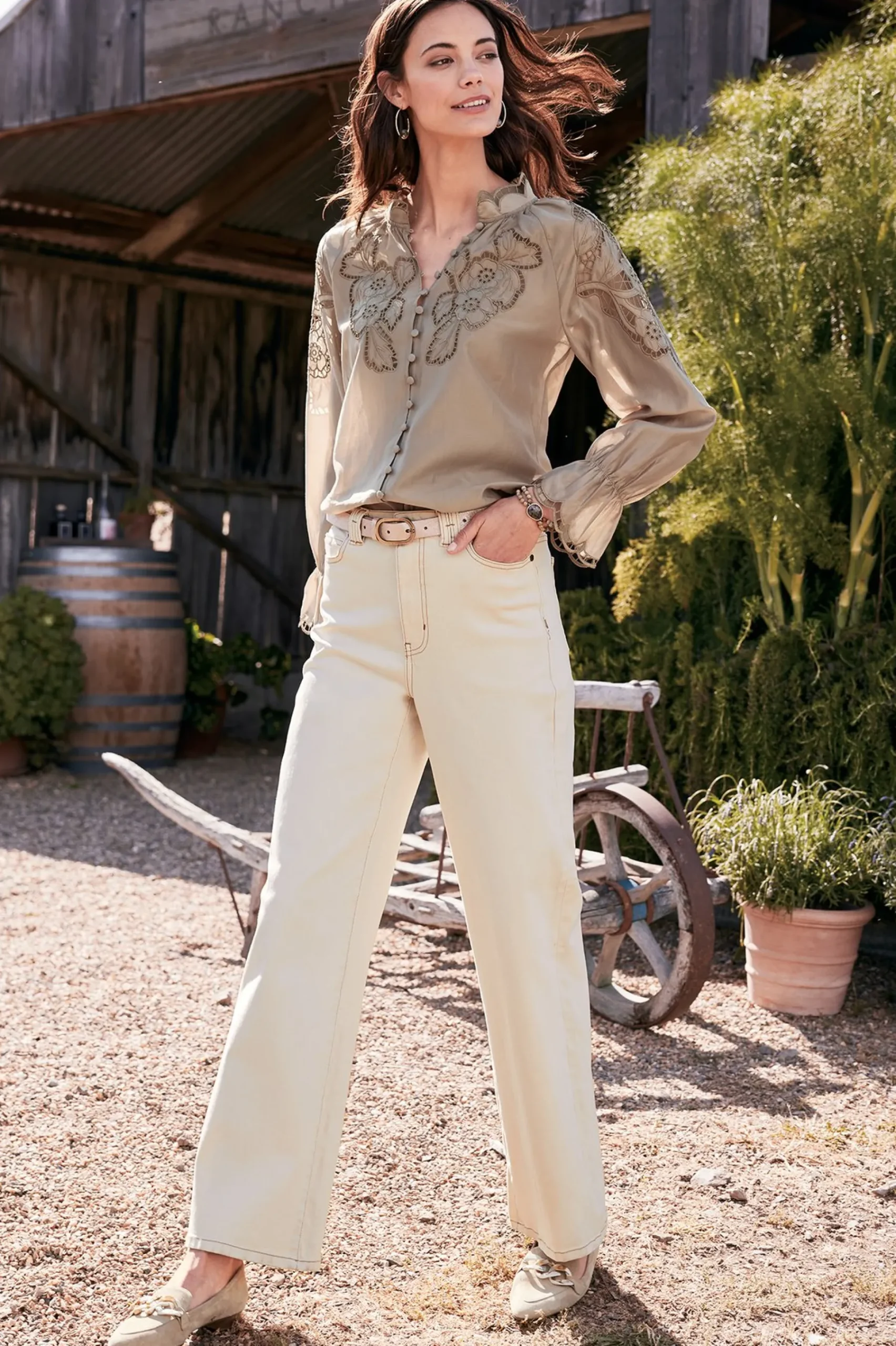 Soft Surroundings Anthos Top & Tank> Feminine Flourish|Global Artistry