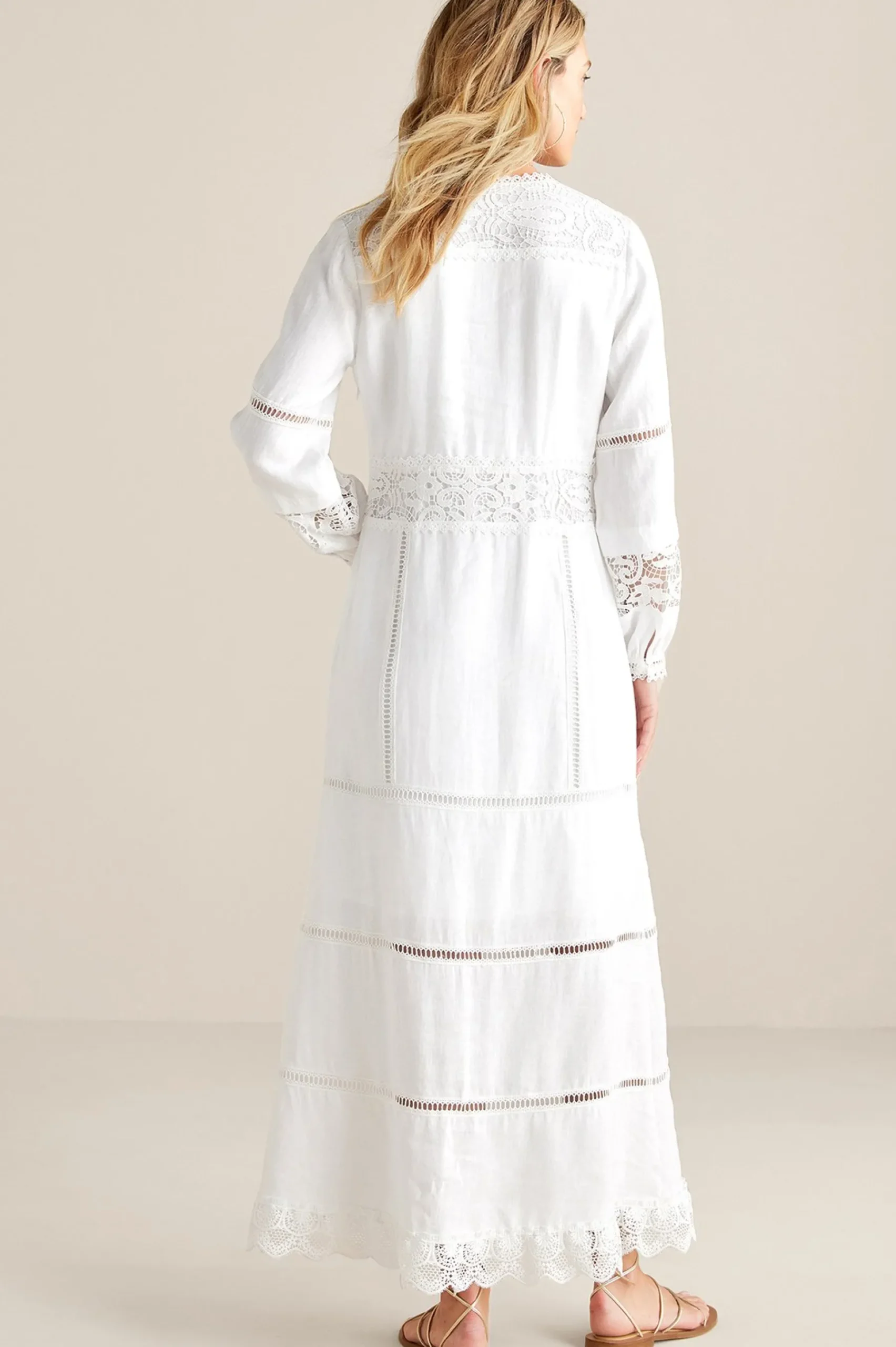 Soft Surroundings Araminta Dress> Feminine Flourish|Global Artistry