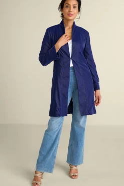 Soft Surroundings Aria Velvet Jacket> EVelvet Styles|Jackets & Coats