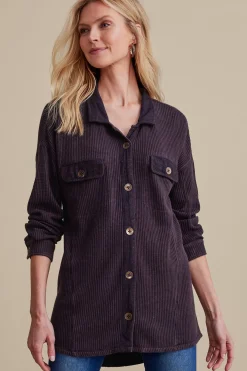 Soft Surroundings Audra Waffle Tunic> long sleeve|shirts
