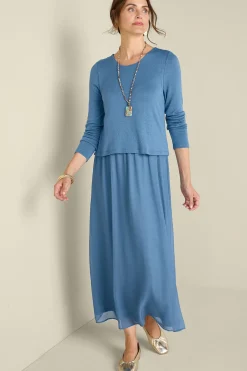 Soft Surroundings Cassie Dress> solids|maxi