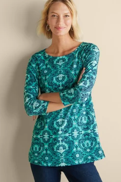 Soft Surroundings Catherine Tunic> Into The Blues|Vacation Shop