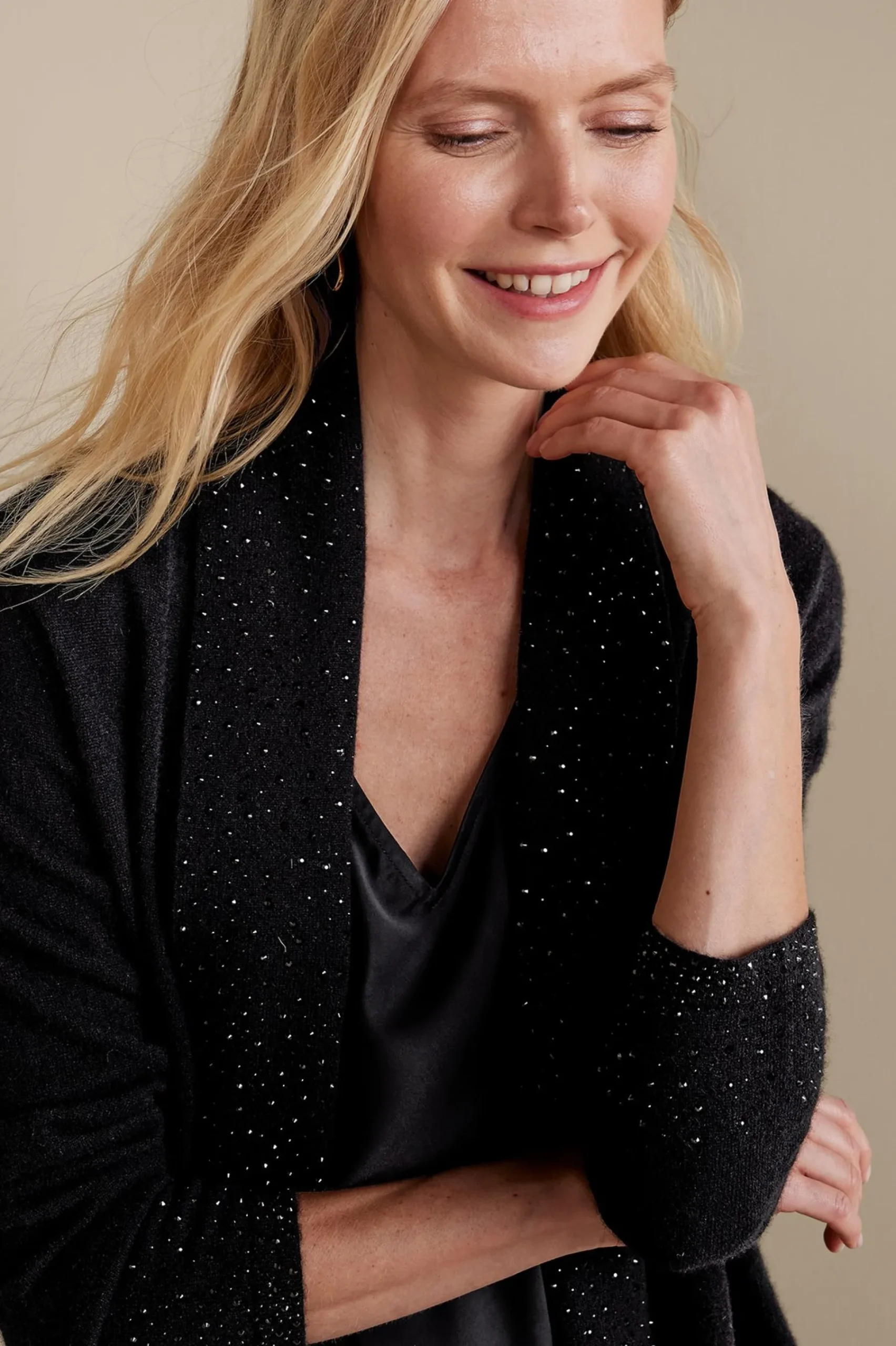 Soft Surroundings Celeste Cashmere Cardigan> Everyday Styles|Sweaters & Cardigans