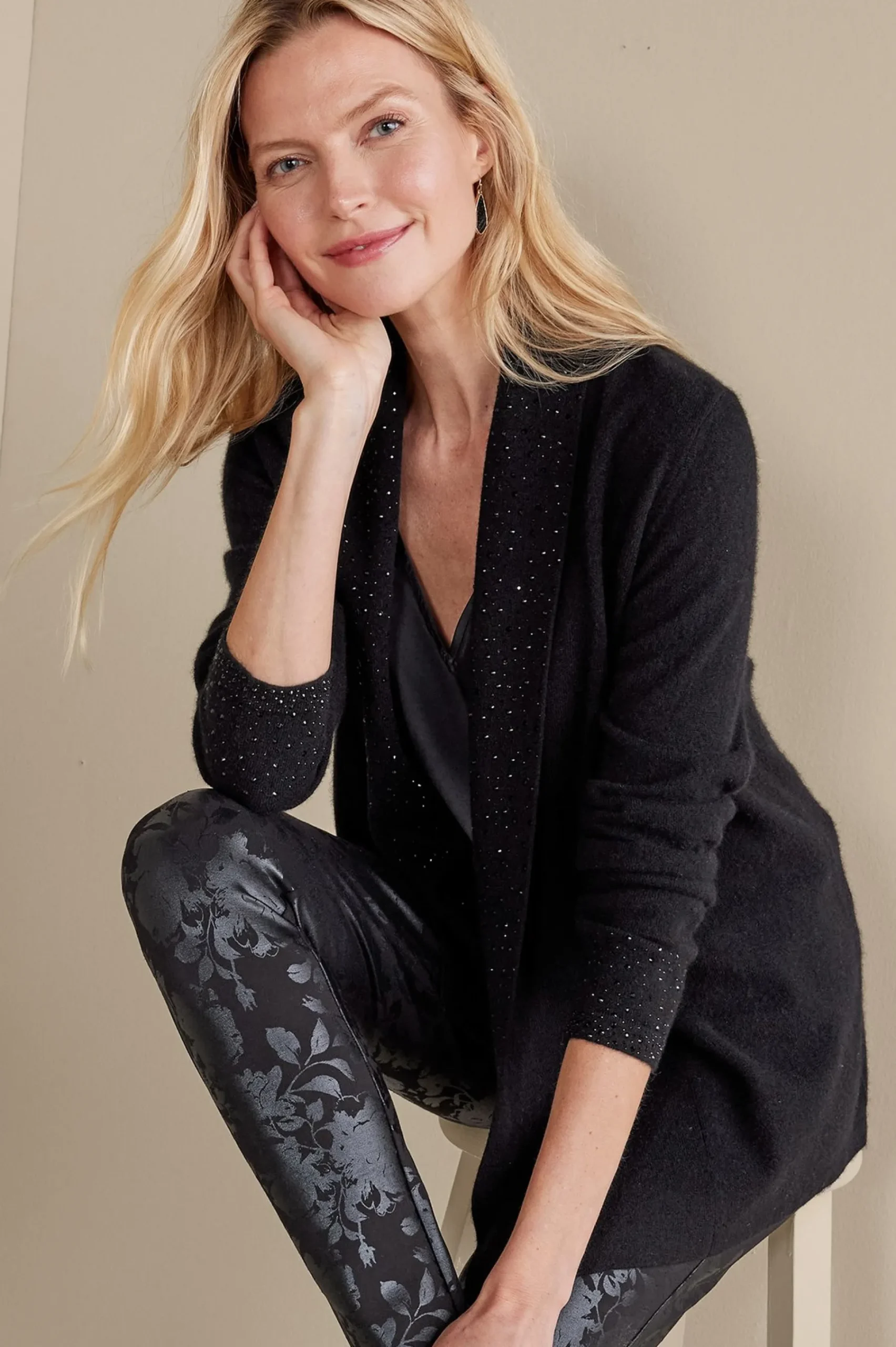 Soft Surroundings Celeste Cashmere Cardigan> Everyday Styles|Sweaters & Cardigans