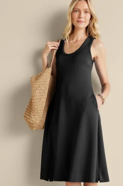 Soft Surroundings Ceri Knit Midi Dress> Into The Blues|Vacation Shop