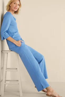 Soft Surroundings Ceri Knit Wide-Leg Pants><noscript><img width=