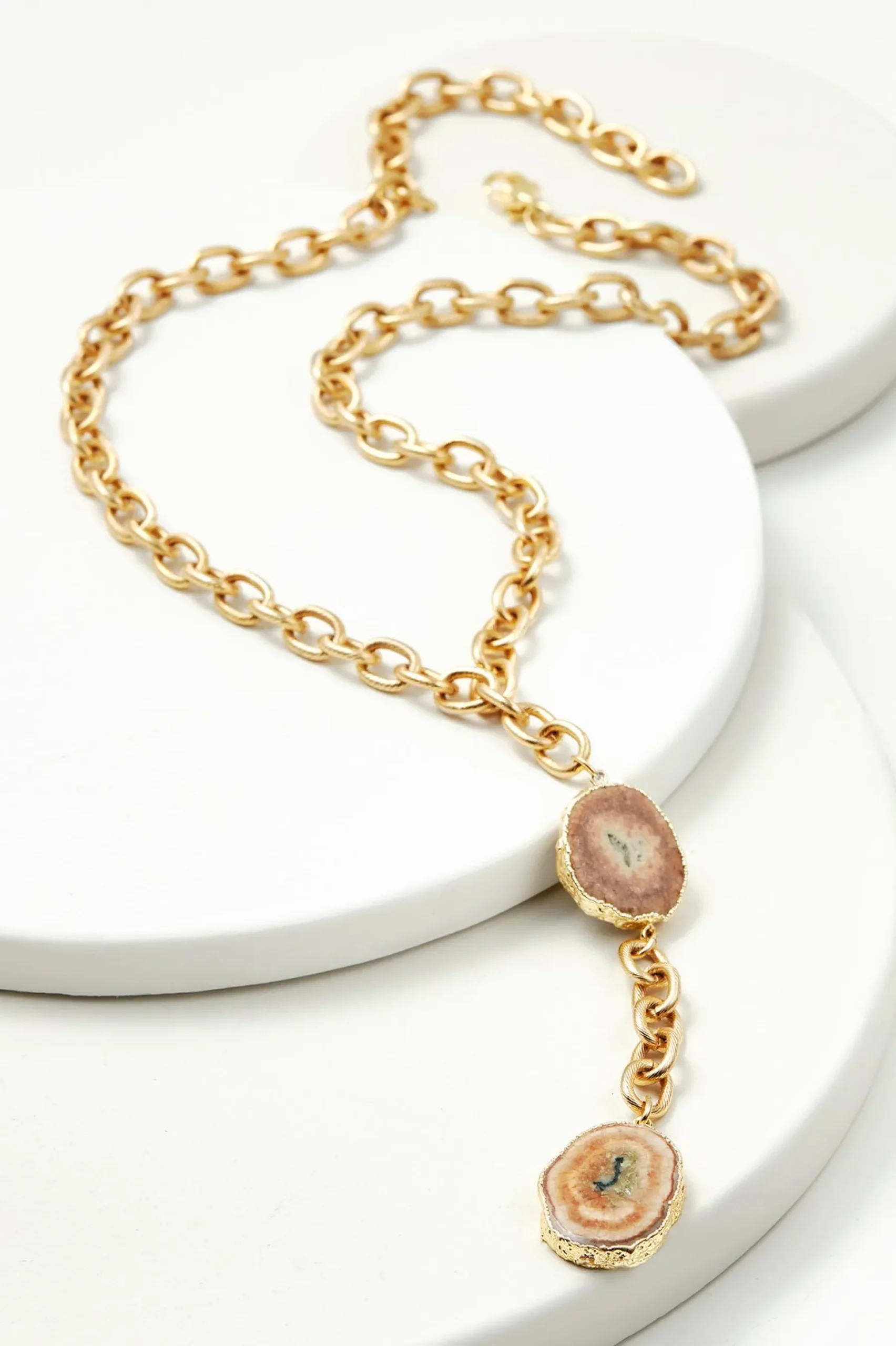 Soft Surroundings Cressa Double Pendant Necklace> Necklaces|necklaces