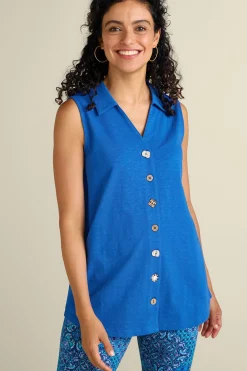 Soft Surroundings Danielle Sleeveless Tunic> sleeveless|shirts