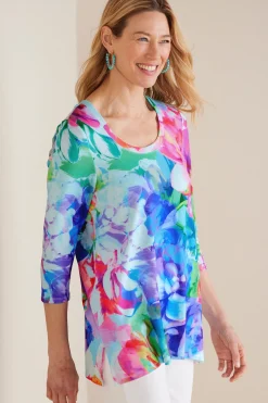 Soft Surroundings Darcy Tunic> three quarter length|pullovers