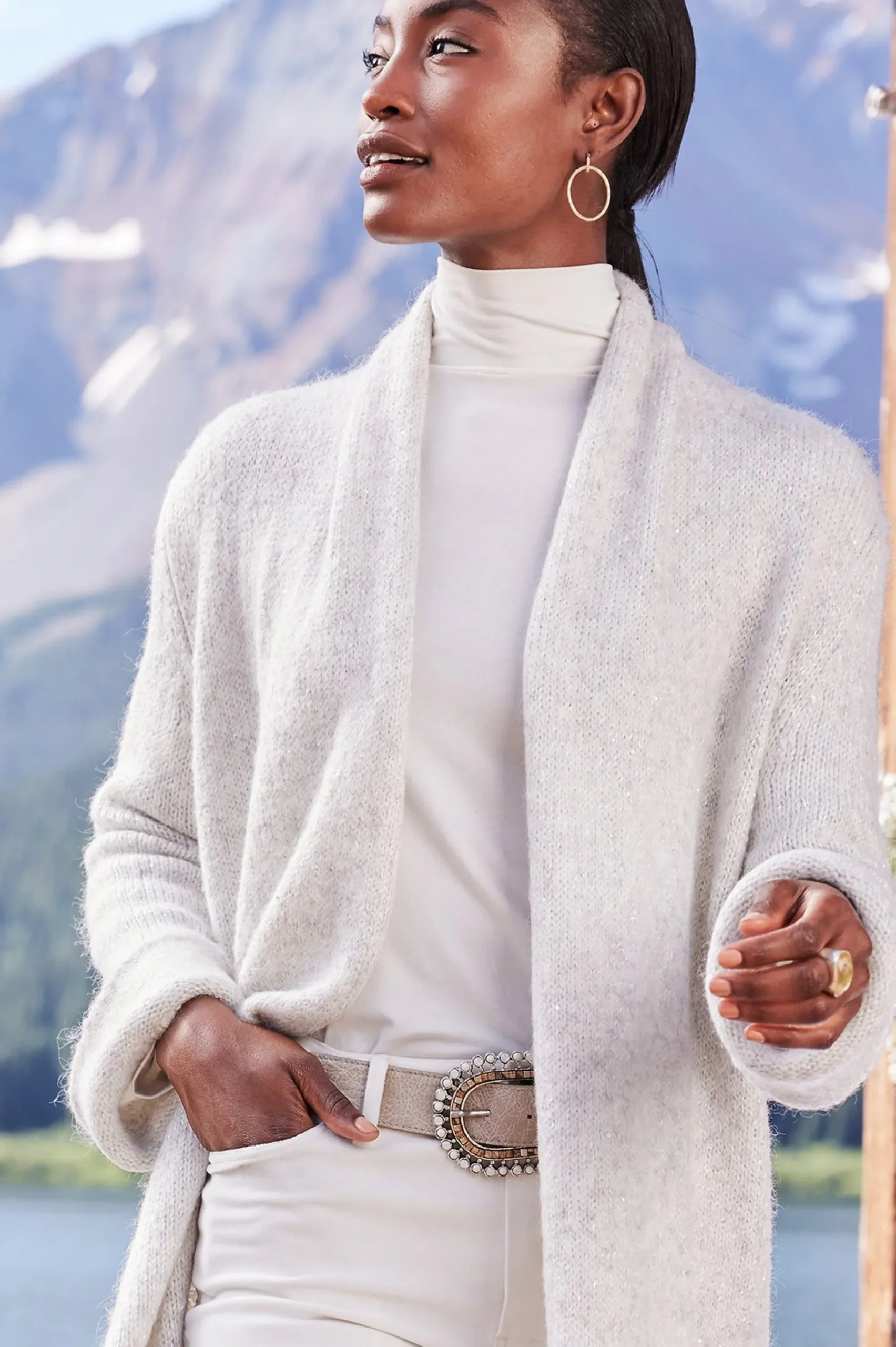 Soft Surroundings Dolly Embellished Buckle Belt> Belts