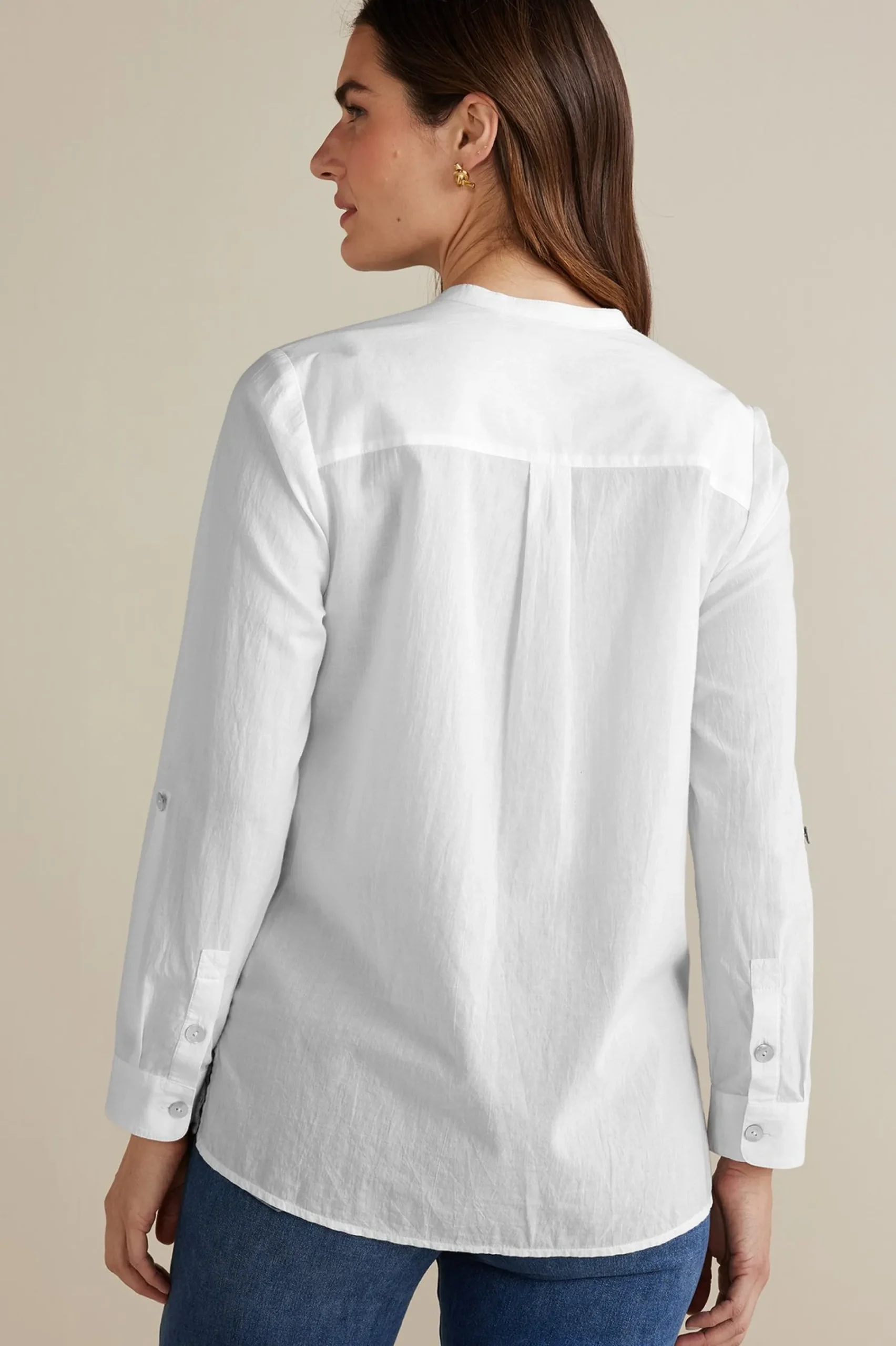 Soft Surroundings Eleanor Crochet Shirt> long sleeve|shirts