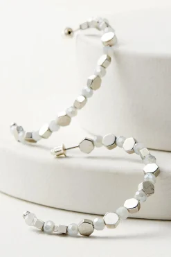 Soft Surroundings Elsa Bead Hoop Earring> Earrings|earrings