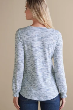 Soft Surroundings Evie Space-Dye Top><noscript><img width=
