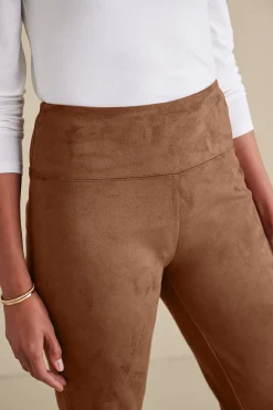 Soft Surroundings Faux Suede Pull-On Leggings><noscript><img width=
