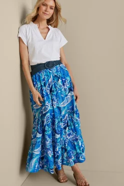 Soft Surroundings Feyre Maxi Skirt> Feminine Flourish|Vacation Shop