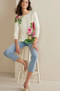 Soft Surroundings Garden Bloom Sweater><noscript><img width=
