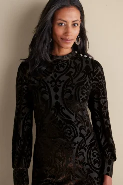 Soft Surroundings Hadley Velvet Dress><noscript><img width=