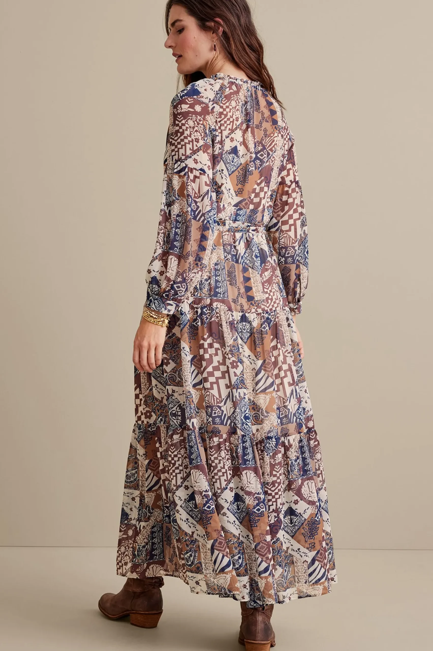 Soft Surroundings Hailey Dress> Feminine Flourish|between season