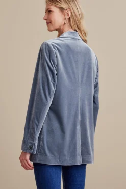 Soft Surroundings Holly Velvet Blazer><noscript><img width=