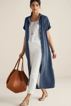 Soft Surroundings Je Veux Midi Shirtdress><noscript><img width=