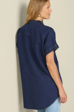 Soft Surroundings Je Veux TENCEL Shirt><noscript><img width=