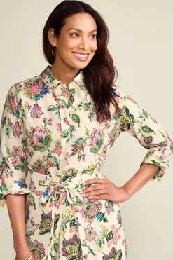 Soft Surroundings Jordan Linen Blend Shirt> Linen Shop|long sleeve