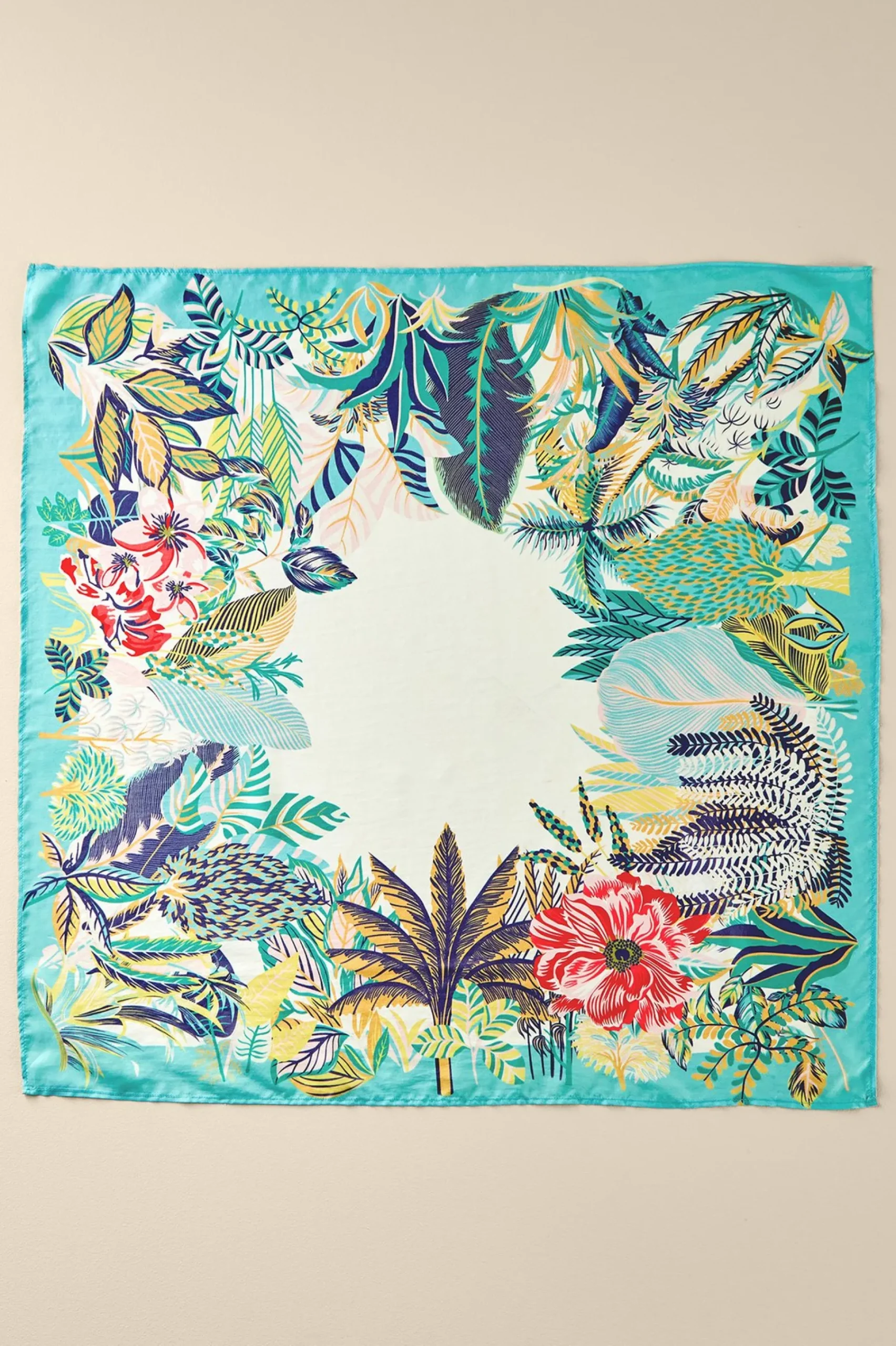 Soft Surroundings Jungle Leaves Silk Scarf> Scarves & Wraps