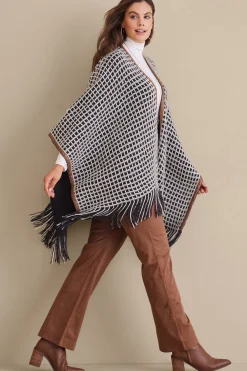 Soft Surroundings Kareli Plaid Topper> Scarves & Wraps