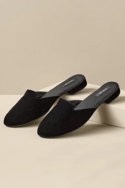 Soft Surroundings Kerra Velvet Slide> slides & mules
