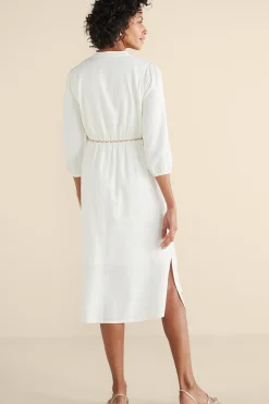 Soft Surroundings Kimora Embroidered Midi Dress><noscript><img width=