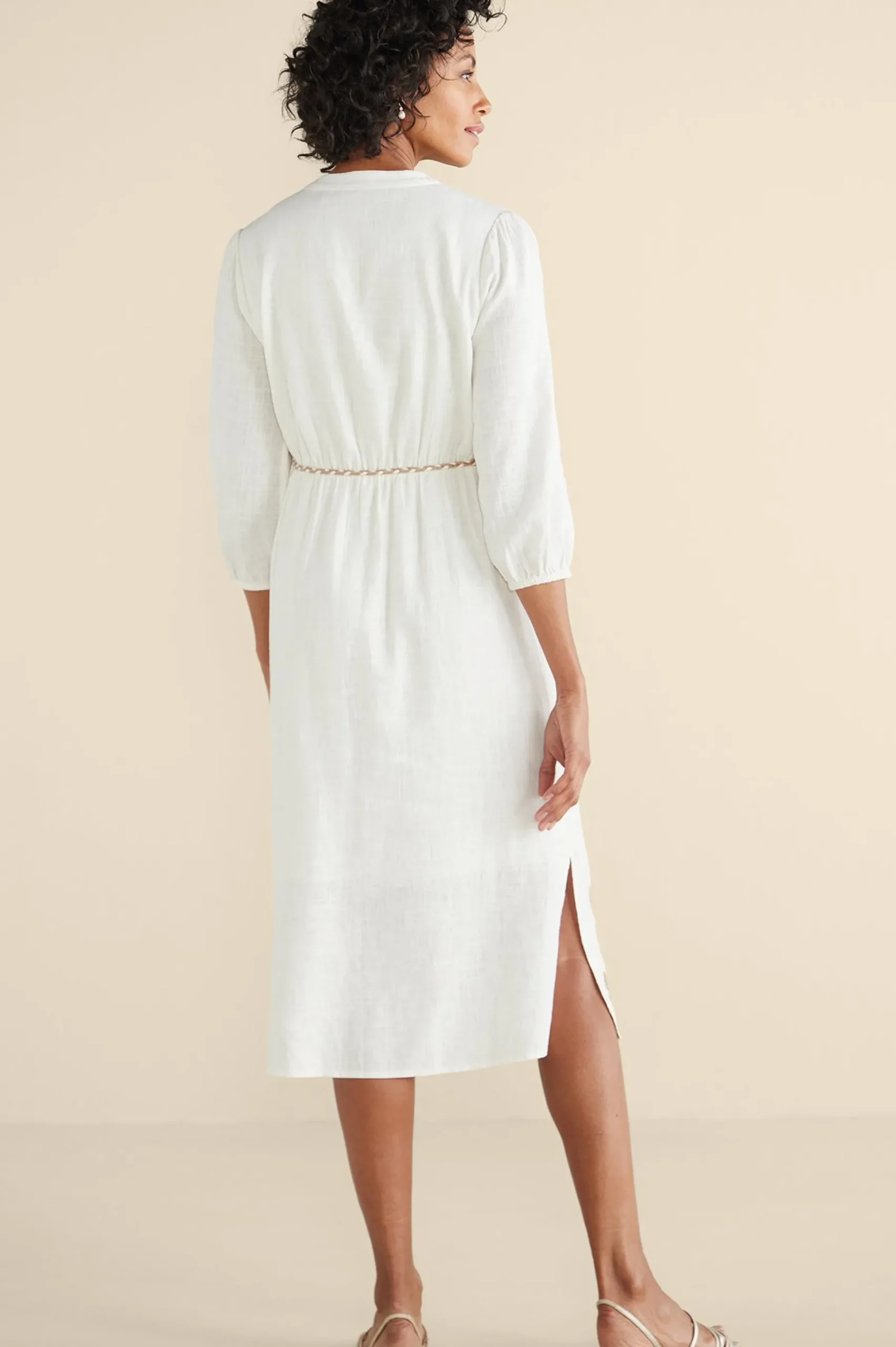 Soft Surroundings Kimora Embroidered Midi Dress> Feminine Flourish|Vacation Shop