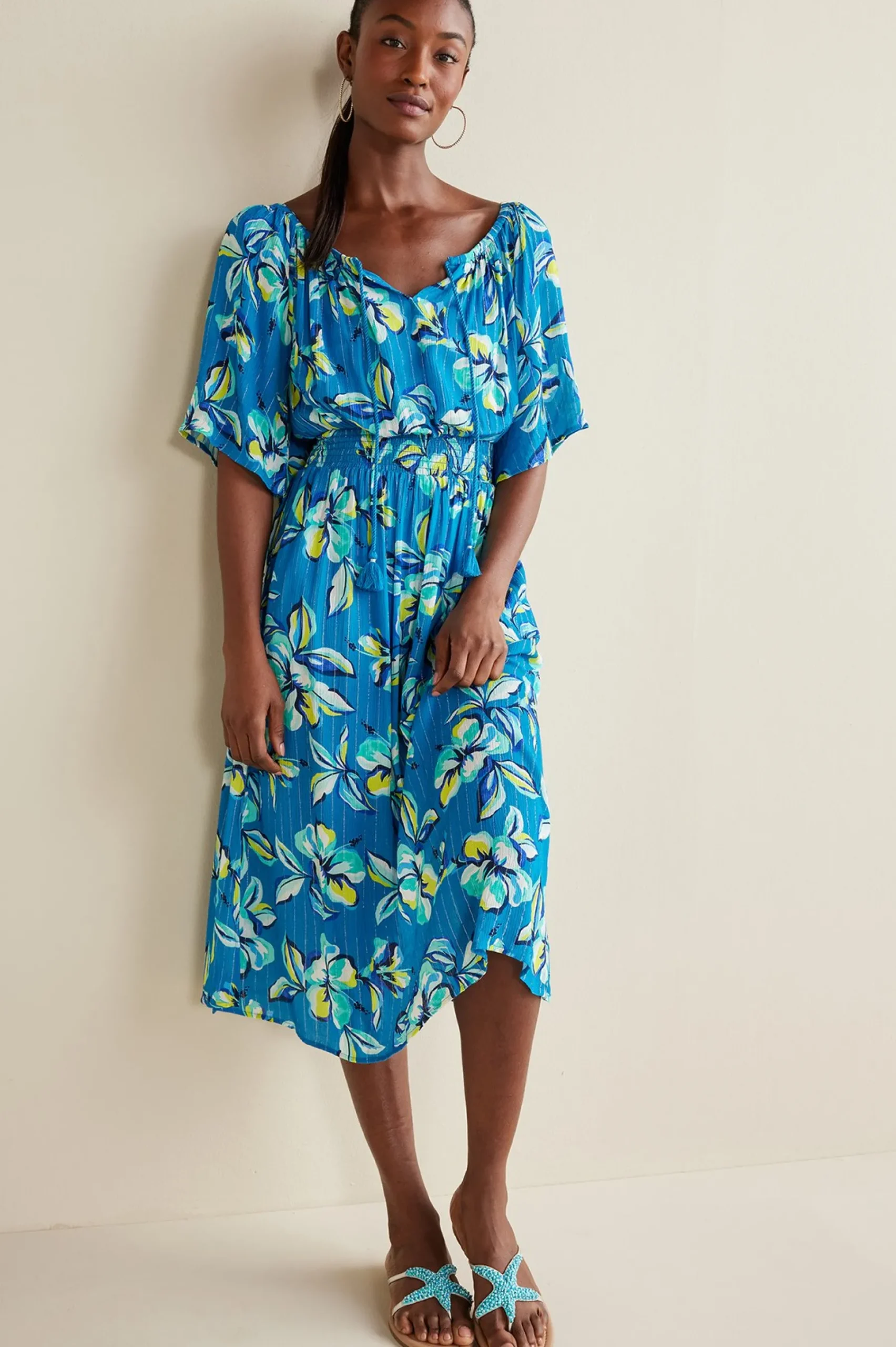 Soft Surroundings La Blanca Fiji Coverup Dress> cover ups