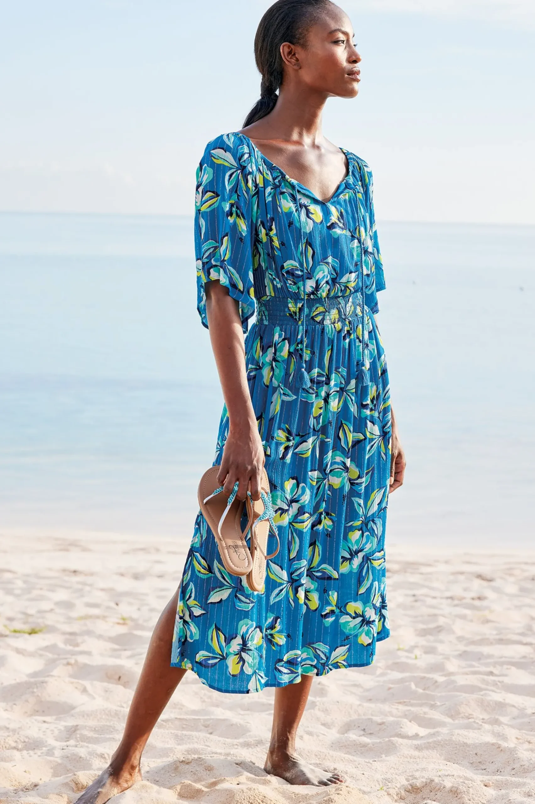 Soft Surroundings La Blanca Fiji Coverup Dress> cover ups