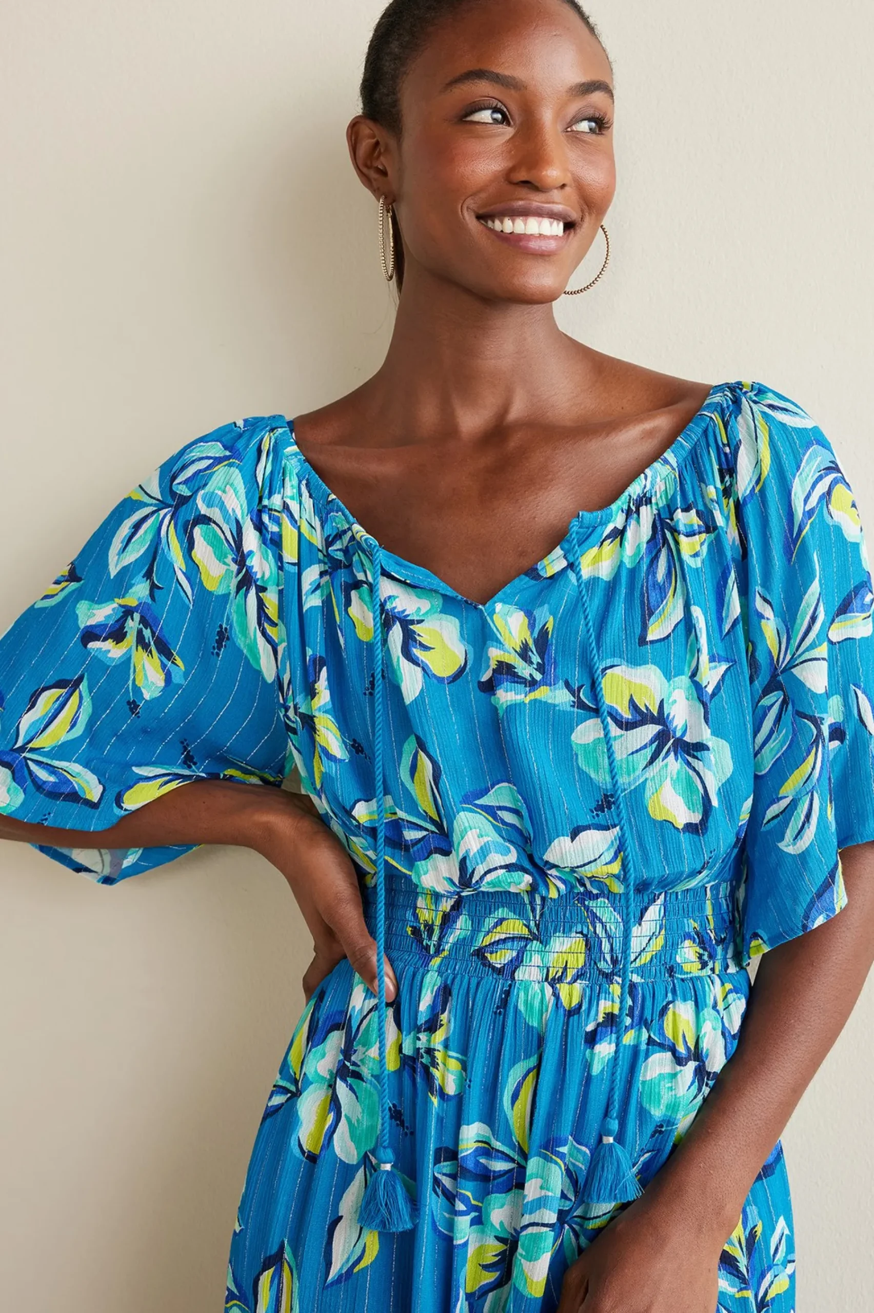 Soft Surroundings La Blanca Fiji Coverup Dress> cover ups