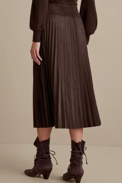 Soft Surroundings Lavina Faux Suede Skirt><noscript><img width=