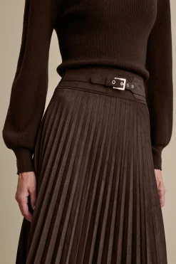 Soft Surroundings Lavina Faux Suede Skirt><noscript><img width=