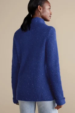 Soft Surroundings Linley Sequin Sweater><noscript><img width=