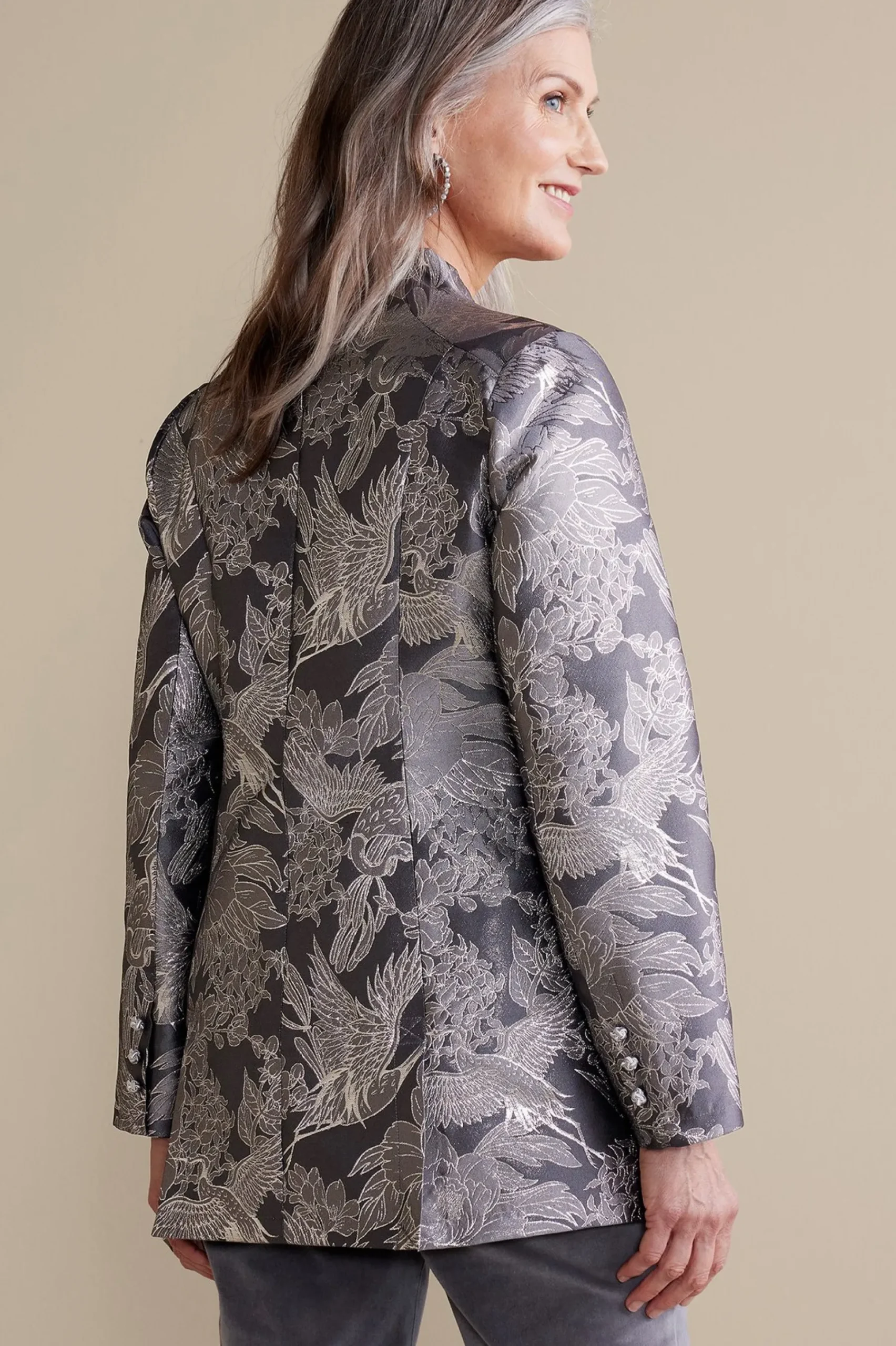 Soft Surroundings Lismore Jacquard Jacket> Global Artistry|Jackets & Coats