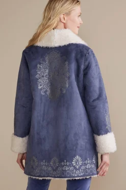 Soft Surroundings Lucerne Shearling Coat><noscript><img width=