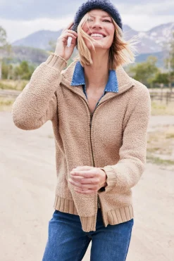 Soft Surroundings Lyla Teddy Cardigan><noscript><img width=