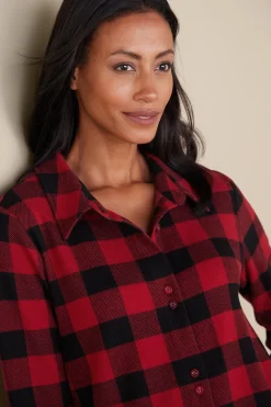 Soft Surroundings Mad About Plaid Sleep Dress><noscript><img width=