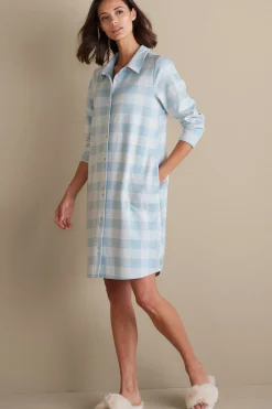 Soft Surroundings Mad About Plaid Sleep Dress><noscript><img width=