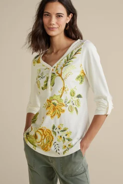 Soft Surroundings Maja Printed Pullover> Wear Now Styles|long sleeve
